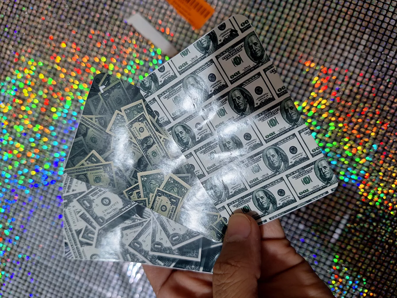 استیکر کارت پیکسل میکسل مدل دلار مجموعه 3 عددی