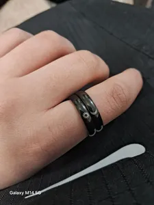 تجریه خرید انگشتر مدل ماه و خورشید بسته 2 عددی