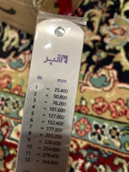 خط کش دلی کد 8463 سایز 30 سانتی متر