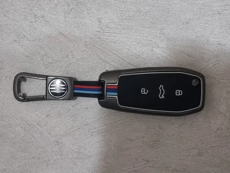 کاور ریموت و سوئیچ خودرو ام آر جی مدل 454 طرح فلزی مناسب برای ساینا اس