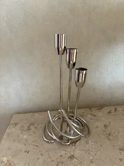 جاشمعی مدل DE-NZ191 طرح مارپیچ ساده مجموعه 3 عددی