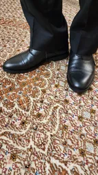 کفش مردانه چرم عطارد مدل چرم طبیعی کد SH47