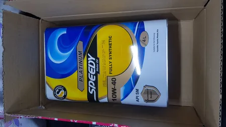 روغن موتور اسپیدی مدل پلاتینیوم 10W40 SM حجم 4 لیتر