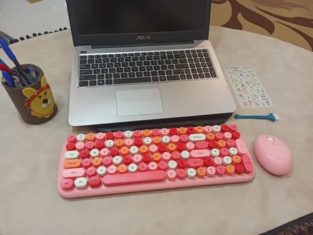 کیبورد و ماوس بی سیم مافی مدل CANDY XR، سوییچ ممبران ، Full Size