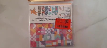 کاغذ اوریگامی طرح فانتزی بسته 60 عددی