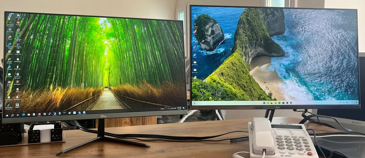 مانیتور 27 اینچ جی پلاس مدل GDM-275MN، رزولوشن FullHD، پنل IPS، نرخ بروزرسانی 100 هرتز، با نسبت تصویر 16:9، دارای پورت HDMI و VGA و خروجی هدفون مانیتور 27 اینچ جی پلاس مدل GDM-275MN، رزولوشن FullHD، پنل IPS، نرخ بروزرسانی 100 هرتز، با نسبت تصویر 16:9، دارای پورت HDMI و VGA و خروجی هدفون