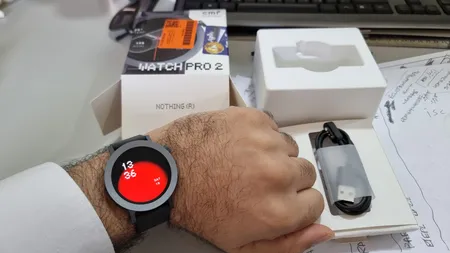 ساعت هوشمند 45 میلی‌متری ناتینگ مدل CMF Watch Pro 2 با بند سیلیکونی