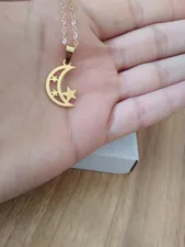 تجریه خرید نیم ست زنانه طرح ماه و ستاره کد MST9