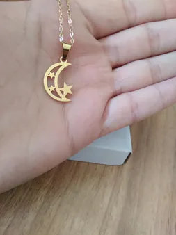 نیم ست زنانه طرح ماه و ستاره کد MST9