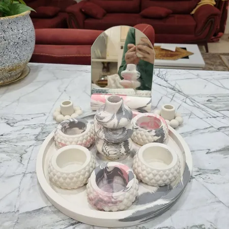 مجموعه ظروف هفت سین 11 پارچه مدل آدریا