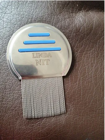 شانه ضد شپش لیندا نیت مدل تمام استیل پاک کننده تخم شپش