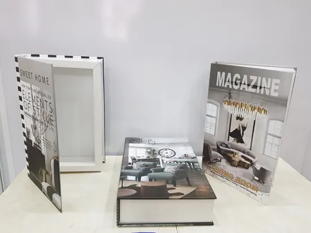 جعبه دکوری مدل کتاب دکوراتیو کد HOME DSGN 40 مجموعه چهار عددی