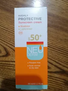 تجریه خرید کرم ضدآفتاب نئودرم مدل Highly Protective SPF50، حجم 50 میلی‌لیتر