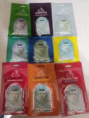 ماسک صورت آمستریس مدل میوه ای وزن 25 گرم بسته 10 عددی