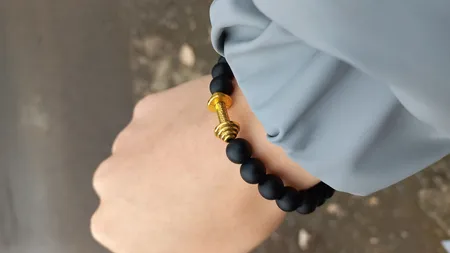 دستبند مدل Woven Lock 003