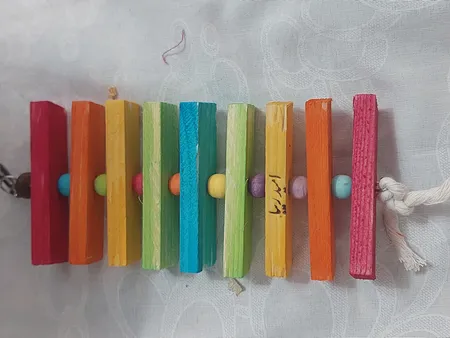 اسباب بازی پرندگان مدل آویز قفس عروس هلندی