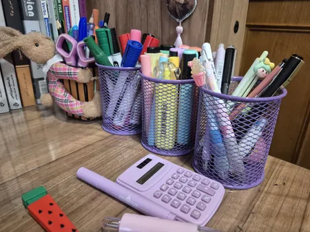 جامدادی رومیزی مدل CH101S بسته 3 عددی