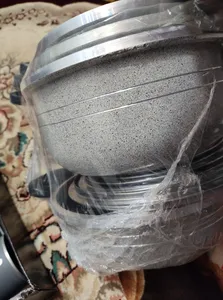 تجریه خرید سرویس پخت و پز 14 پارچه هلنا طرح چدن مدل 55410