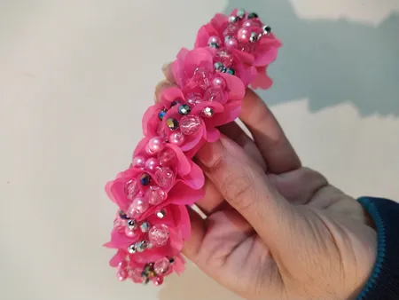 تل مو دخترانه مدل مروارید