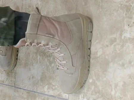 پوتین ایمنی مدل گارد زیپ دار جیر