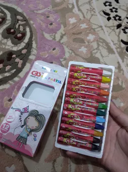 مداد شمعی 12 رنگ سی بی اس مدل JM658-12-1