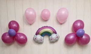 تجریه خرید بادکنک سورتک طرح رنگین کمان مدل STF162