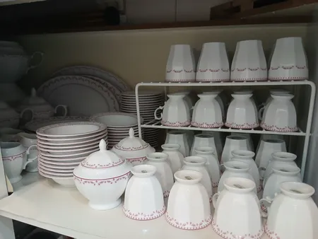 سرویس غذاخوری 103 پارچه چینی زرین ایران سری نئوکلاسیک مدل فرانسیس درجه یک
