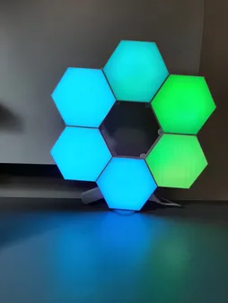 چراغ تزئینی مدل بلوتوثی طرح RGB بسته 6 عددی