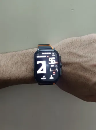 ساعت هوشمند 46 میلی‌متری گلوریمی مدل GS2 Pro دارای قابلیت های صفحه نمایش رنگی، صفحه نمایش لمسی، کنترل سطح اکسیژن خون، قابلیت مکالمه با بند سیلیکون