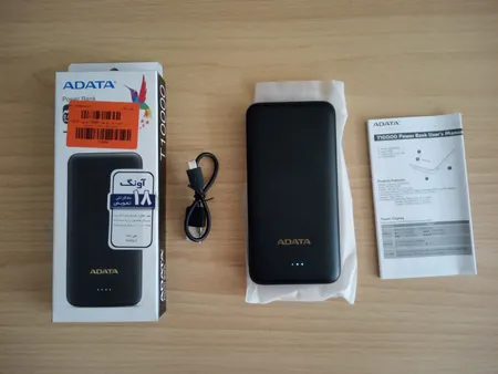 پاوربانک ای دیتا مدل T10000 ظرفیت 10000 میلی آمپر ساعت