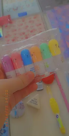 ماژیک علامت گذار مدل Pill بسته 6 عددی