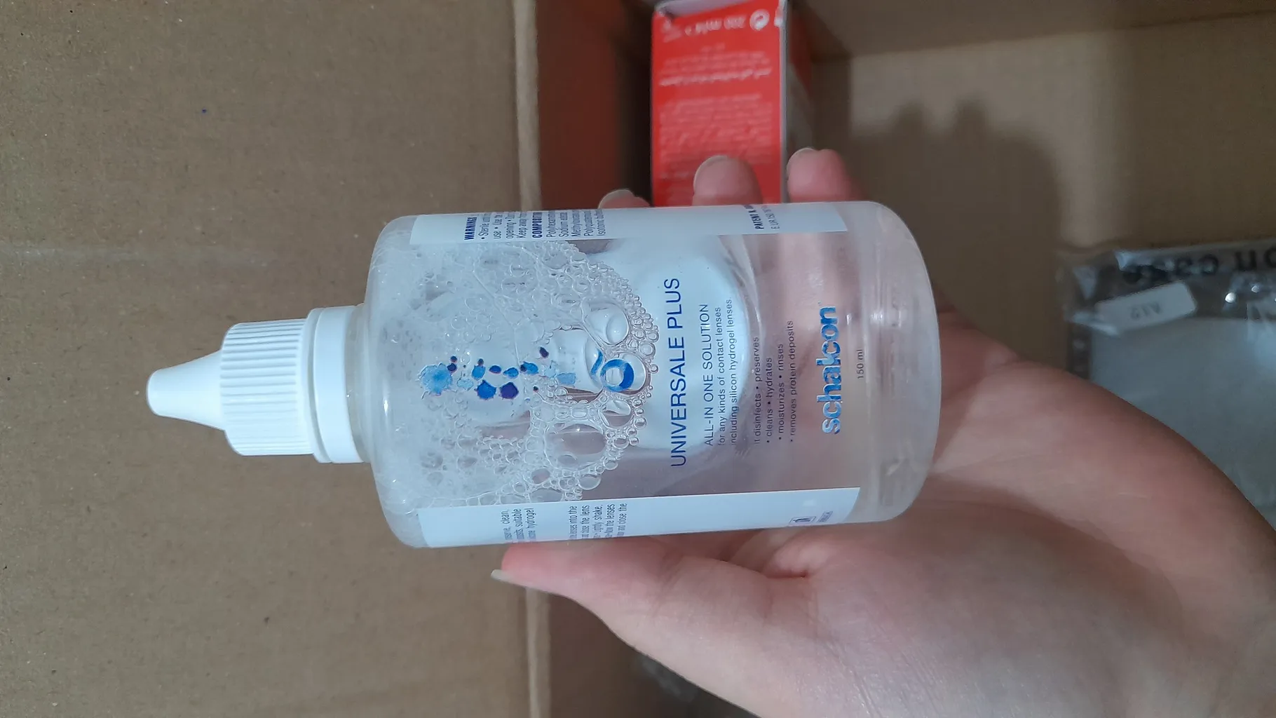 محلول شستشوی لنز شالکون مدل 01 حجم 150 میلی لیتر