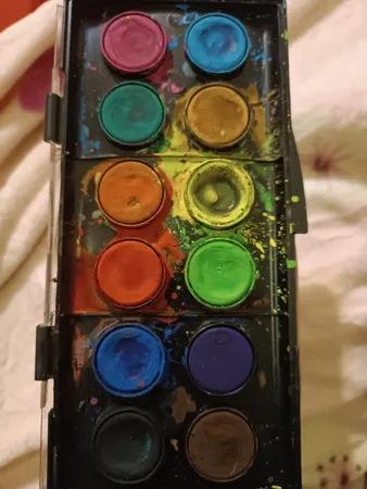 آبرنگ 12 رنگ آریا کد 2-5009