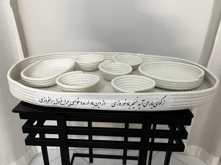 ست 8 تکه هفت سین مدل باد نوروزی