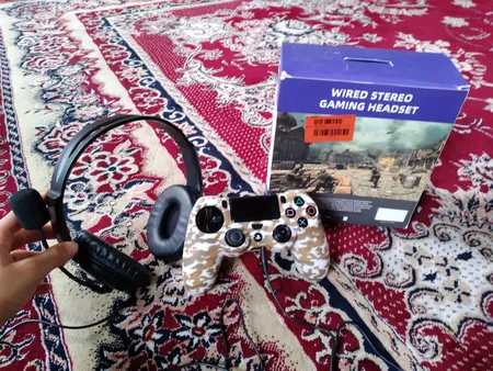 هدست گیمینگ مدل PS4-AMD-01 مخصوص پلی استیشن 4