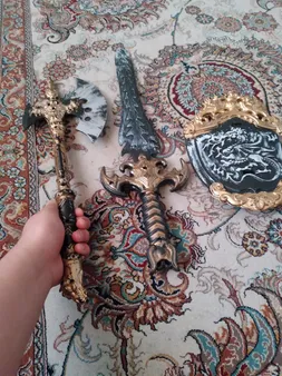 اسباب بازی جنگی مدل شمشیر و تبر