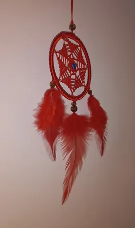 آویز دریم کچر مدل گل سرخ کد 01