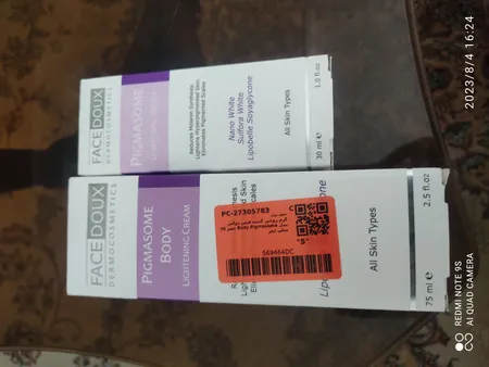 کرم روشن کننده فیس دوکس مدل Pigmasome Body حجم 75 میلی لیتر