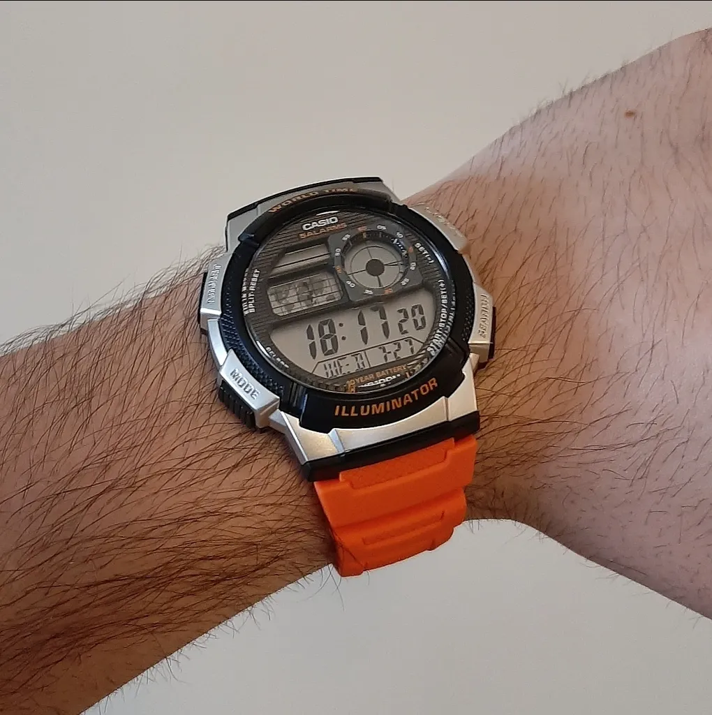 ساعت مچی دیجیتال مردانه کاسیو مدل AE-1000W-4B