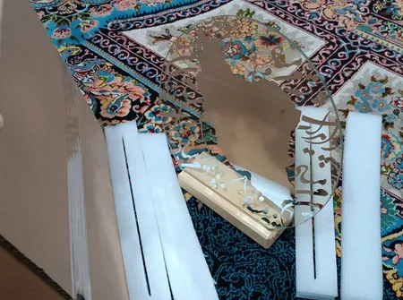 آینه رومیزی سایان هوم مدل نقشه ایران