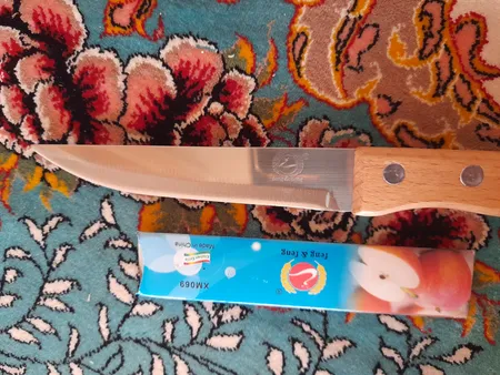 چاقو آشپزخانه فنگ اند فنگ مدل دسته چوبی کد 2002