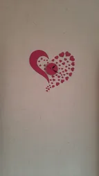 ساعت دیواری دکونوشاپ طرح قلب