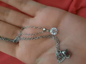 تجریه خرید آویز گردنبند زنانه ژوپینگ مدل تک نگین کد N4219