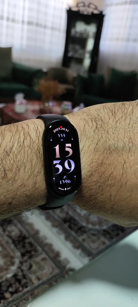 مچ بند هوشمند 46 میلی‌متری شیائومی مدل Band 10 با بند سیلیکونی