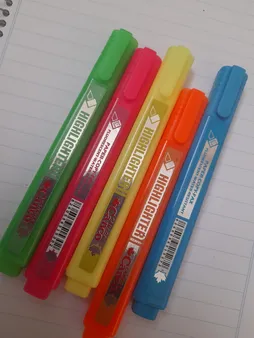 ماژیک علامت گذار کنکو کد HL05 بسته 5 عددی