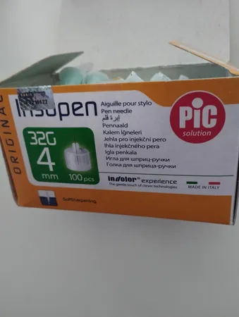 سوزن قلم انسولین پیک سلوشن 4 میلی متر 100 عددی