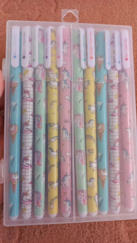 روان نویس مدل هپی دی طرح یونیکورن مجموعه 10 عددی