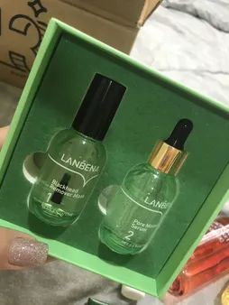 سرم پوست لنبنا مدل چای سبز و Blackhead حجم 35 میلی لیتر مجموعه 2 عددی