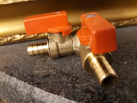 شیر سه راهی گاز کد8