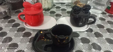 ماگ مدل فانتزی سرامیکی طرح گربه سفید کد 3432 به همراه زیر لیوانی ماگ مدل فانتزی سرامیکی طرح گربه سفید کد 3432 به همراه زیر لیوانی